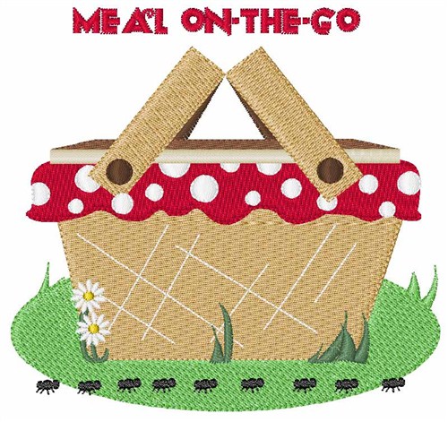 Meal On-the-Go Machine Embroidery Design
