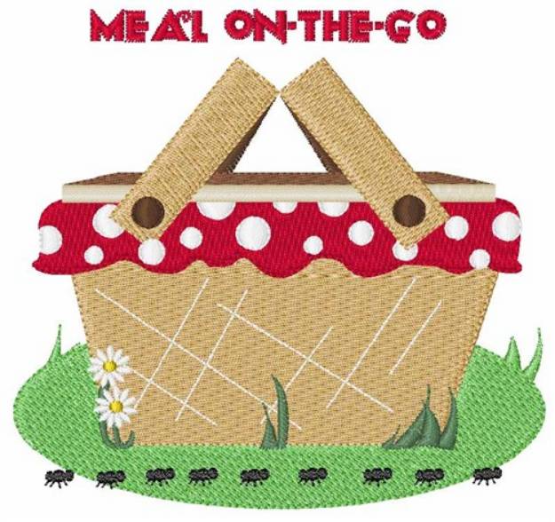 Picture of Meal On-the-Go Machine Embroidery Design