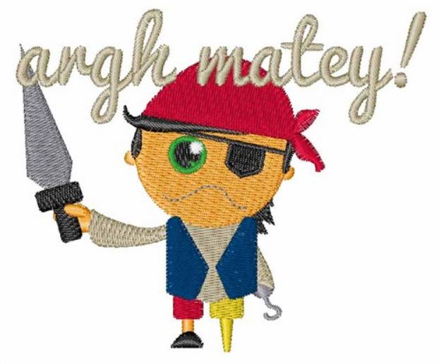 Picture of Argh Matey Machine Embroidery Design