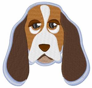 Picture of Hound Head Machine Embroidery Design