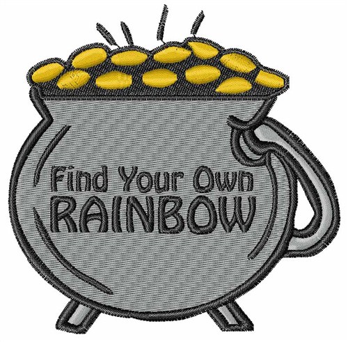 Find Rainbow Machine Embroidery Design