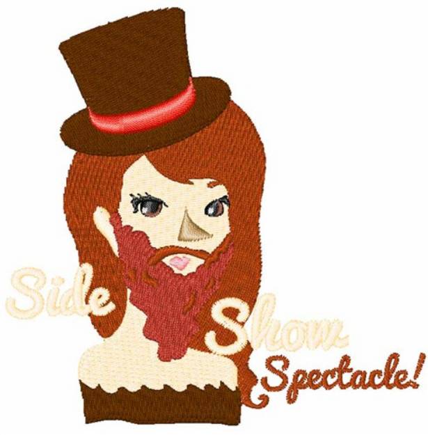 Picture of Side Show Spectacle Machine Embroidery Design