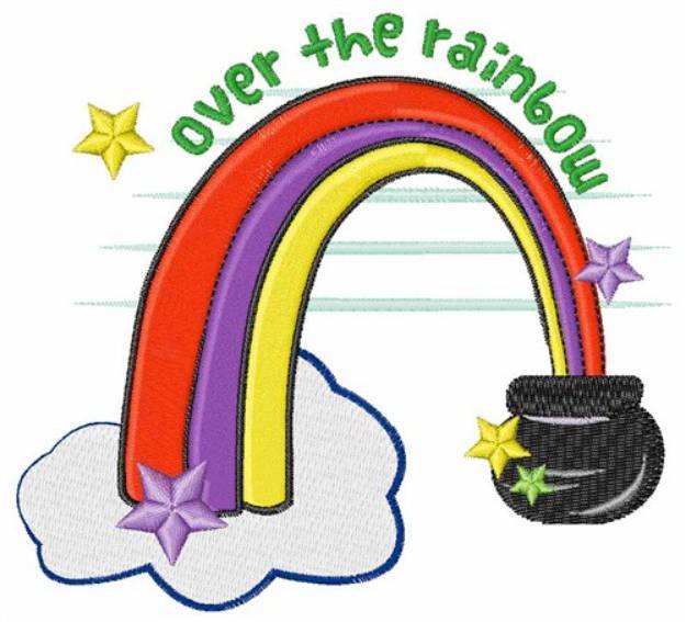 Picture of Over the Rainbow Machine Embroidery Design
