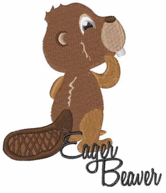 Picture of Eager Beaver Machine Embroidery Design