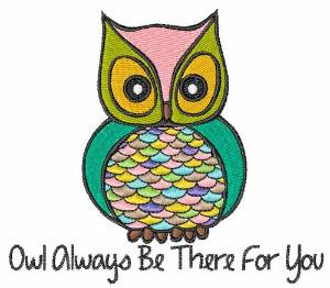 Picture of Owl Always Be There Machine Embroidery Design