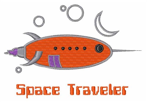 Space Traveler Machine Embroidery Design