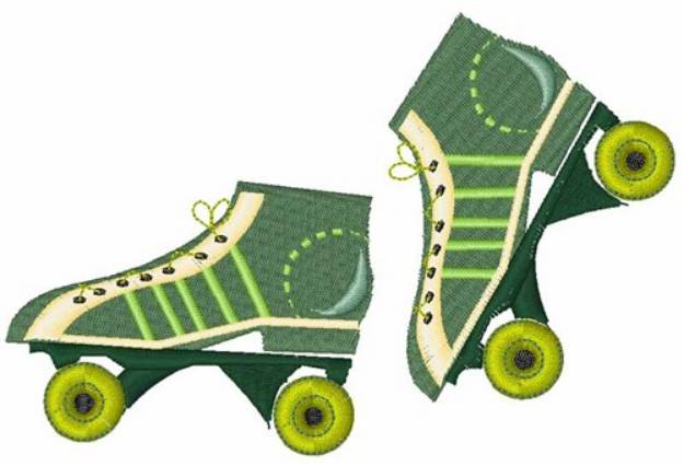 Picture of Roller Skates Machine Embroidery Design