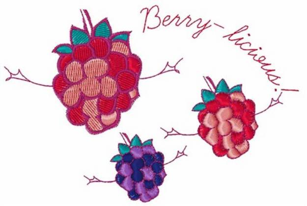 Picture of Berry-licious! Machine Embroidery Design