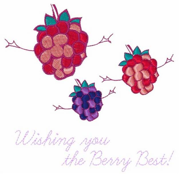 Picture of Berry Best Machine Embroidery Design