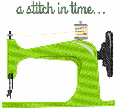 Stitch in Time Machine Embroidery Design