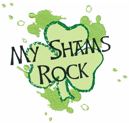 Shams Rock Machine Embroidery Design
