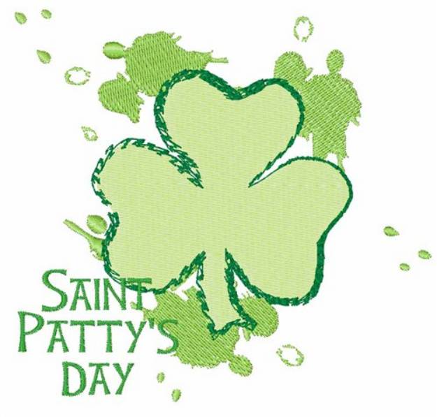 Picture of Saint Pattys Day Machine Embroidery Design
