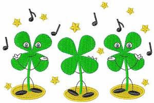 Picture of Shamrock Dancers Machine Embroidery Design