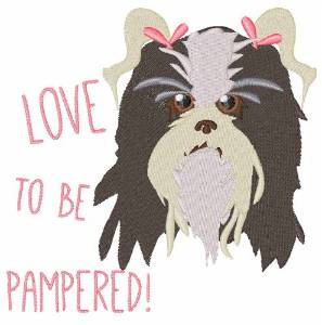 Picture of Pampered Pet Machine Embroidery Design