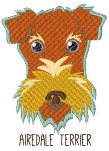 Picture of Airedale Terrier Machine Embroidery Design