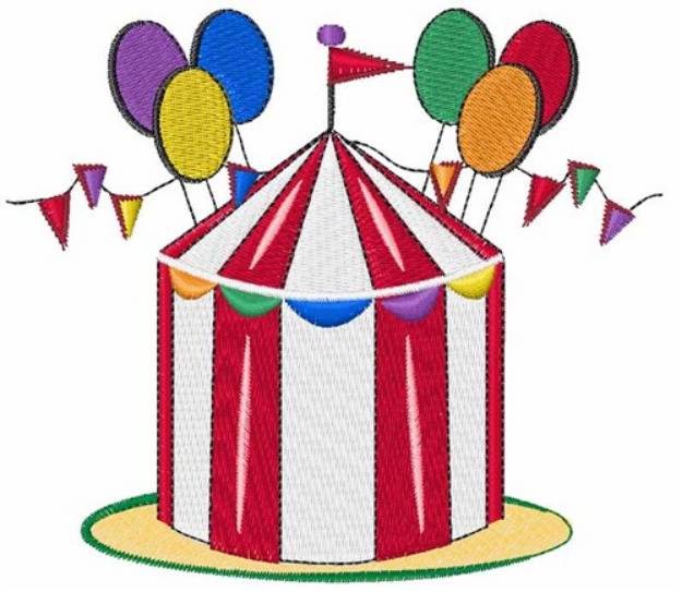 Picture of Big Top Machine Embroidery Design