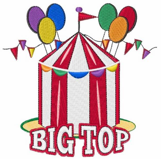 Picture of Big Top Tent Machine Embroidery Design