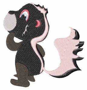 Picture of Skunk Animal Machine Embroidery Design