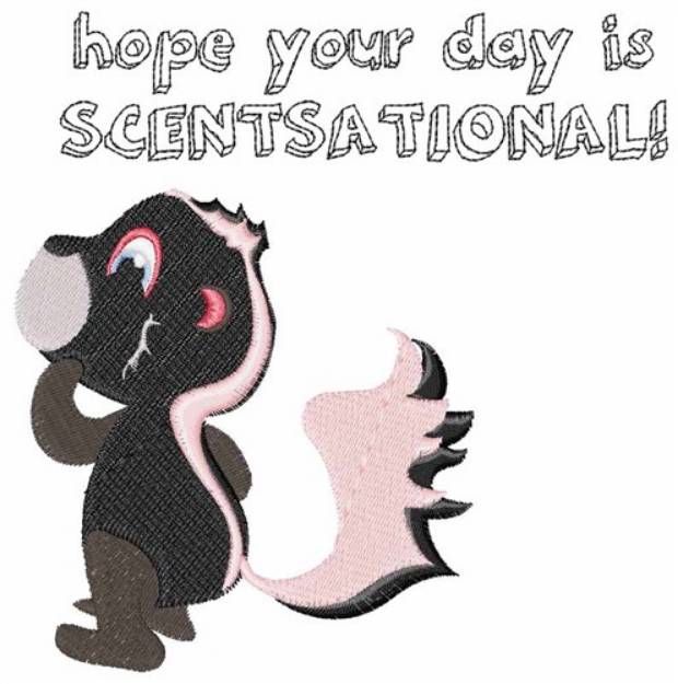 Picture of Scentsational Skunk Machine Embroidery Design