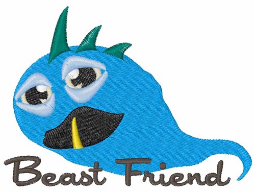 Beast Friend Machine Embroidery Design