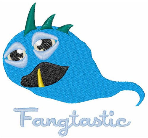 Fangtastic Alien Machine Embroidery Design