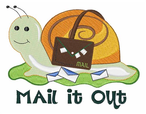 Mail It Out Machine Embroidery Design