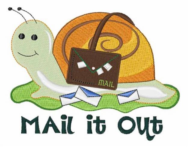 Picture of Mail It Out Machine Embroidery Design
