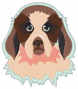 Picture of Hound Head Machine Embroidery Design