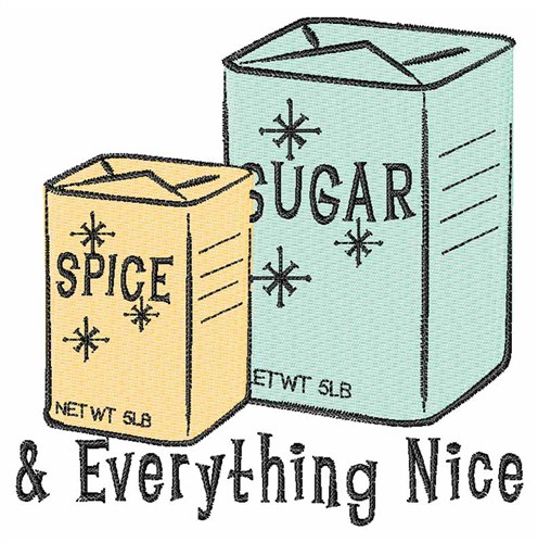 Sugar Spice Machine Embroidery Design