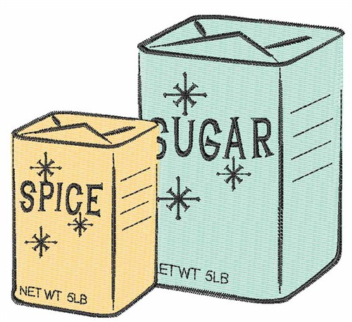 Spice Sugar Machine Embroidery Design