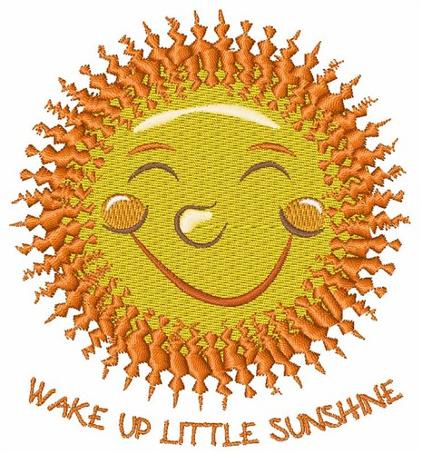 Little Sunshine Machine Embroidery Design