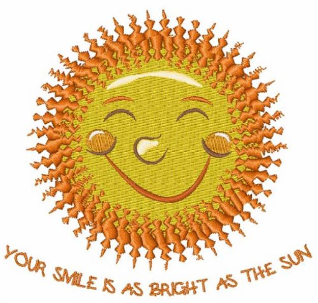 Picture of Bright as Sun Machine Embroidery Design