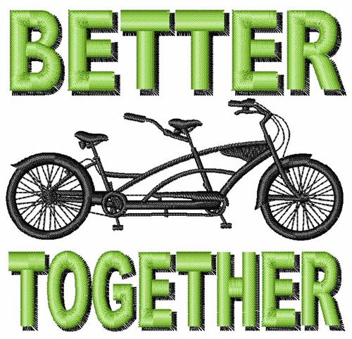 Better Together Machine Embroidery Design
