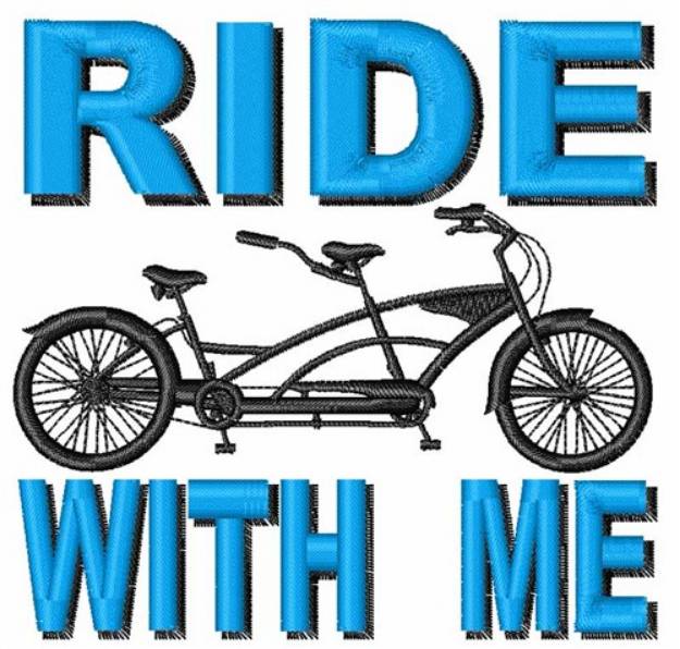 Picture of Ride with Me Machine Embroidery Design