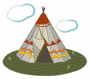 Picture of Teepee Tent Machine Embroidery Design