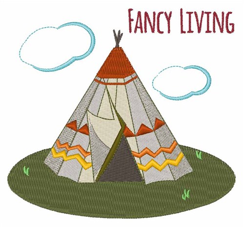 Fancy Living Machine Embroidery Design