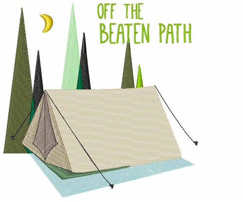 Off the Beaten Path Machine Embroidery Design