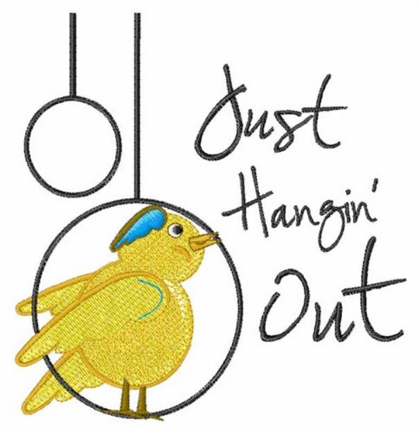 Picture of Just Hangin Out Machine Embroidery Design