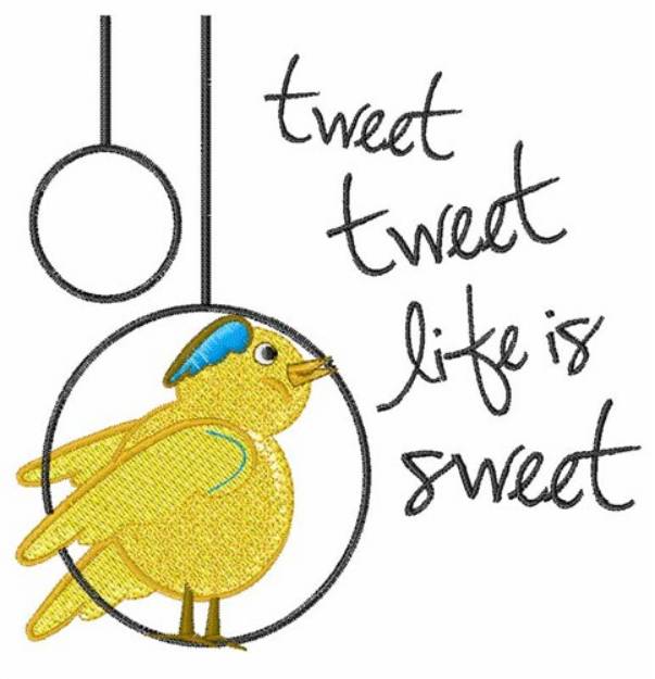 Picture of Life is Sweet Machine Embroidery Design