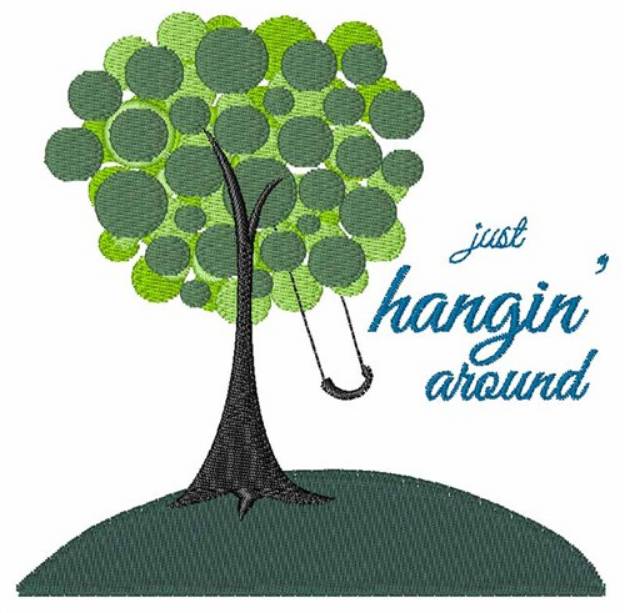 Picture of Hangin Around Machine Embroidery Design