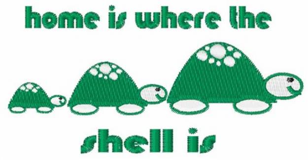 Picture of Shell Home Machine Embroidery Design