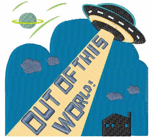 Out of this World Machine Embroidery Design