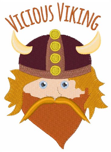 Vicious Viking Machine Embroidery Design