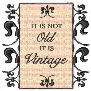 Picture of Old Vintage Machine Embroidery Design