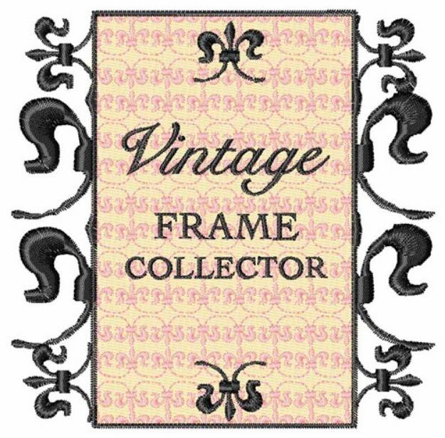 Picture of Vintage Frame Machine Embroidery Design