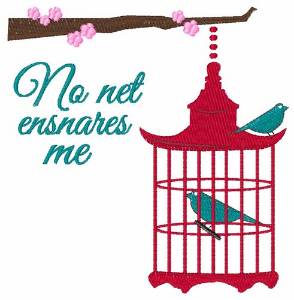 Picture of No Net Ensnares Me Machine Embroidery Design