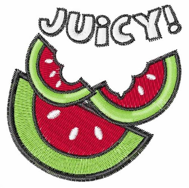 Picture of Juicy Watermelon Machine Embroidery Design