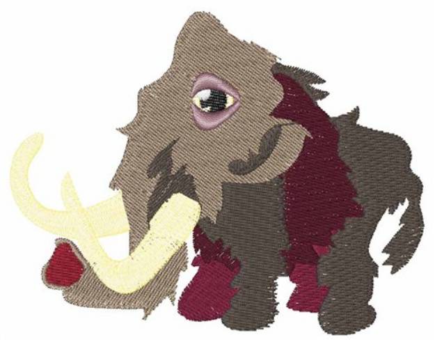 Picture of Mammoth Animal Machine Embroidery Design