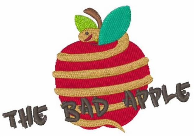 Picture of Bad Apple Machine Embroidery Design