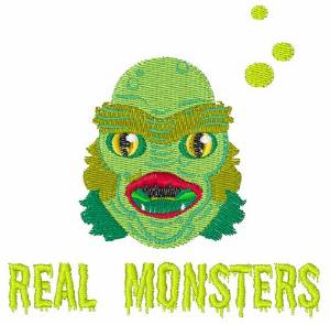 Picture of Real Monsters Machine Embroidery Design